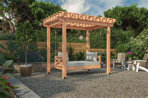 8x10 Diy Cedar Pergola Kit Includes Curbside Delivery Yardcraft