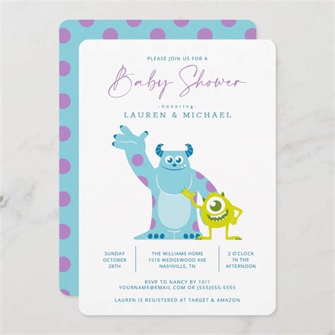 Monsters Inc Baby Shower Artofit