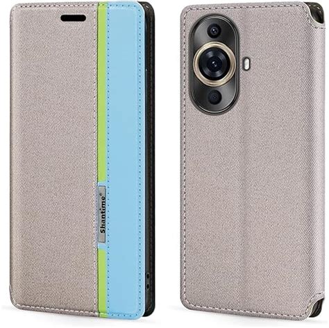 Shantime Funda para Huawei Nova 11 Pro 4G cierre magnético multicolor