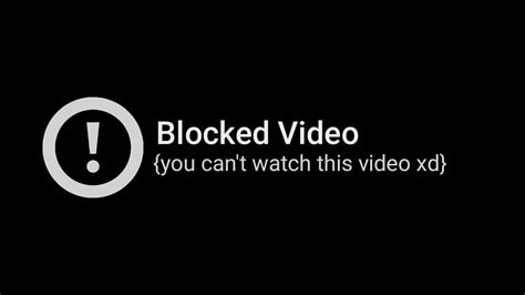 VIDEO BLOCKED YouTube