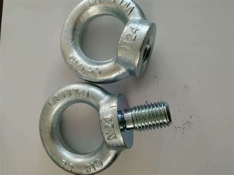 M24 C15 C15e Carbon Steel Forged Galvanized DIN580 Lifting Eye Bolt