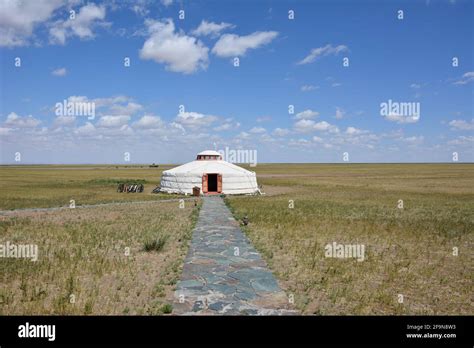 The Reception Ger And Activity Centre At Three Camel Lodge In Mongolia