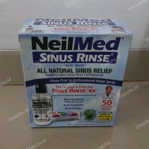 Jual NeilMed The Original Patented Sinus Rinse Kit 50 Premixed