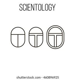 Symbols Scientology Stock Vector (Royalty Free) 460896925 | Shutterstock