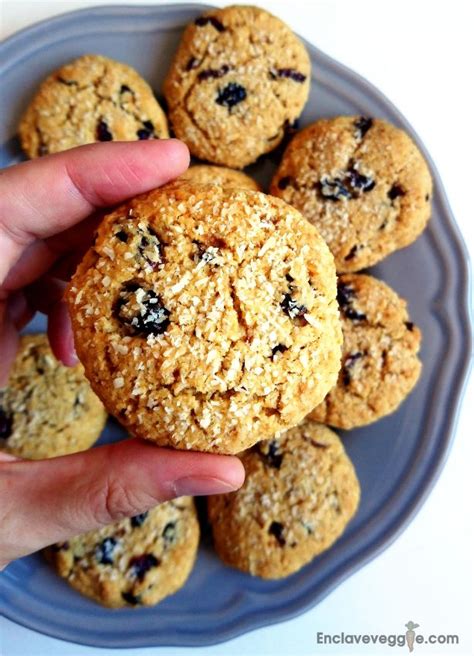 En Clave Veggie Recetas Veganas De Diario Galletas Veganas De Coco Y Arándanos Recetas De