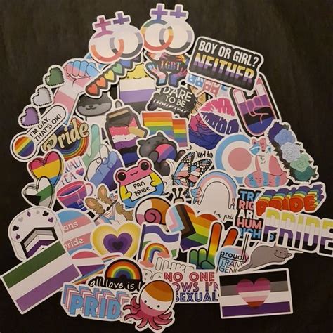 LGBTQ Stickers LGBT LGBTQIA Pride Love LHBTI LHBTIQA Gay Trans Bi Lesbo Bol