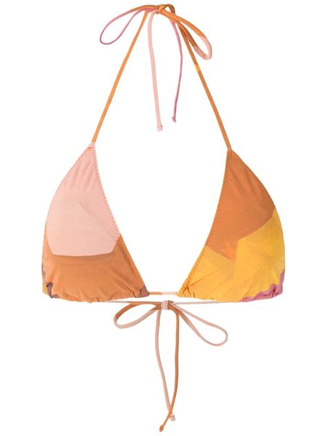 CLUBE BOSSA Aava Triangle Bikini Top Multicolour Editorialist