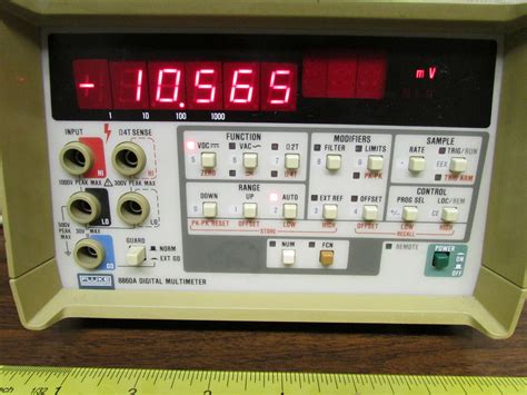 Fluke Benchtop Digital Multimeter With Gpib A Powers Up But As Is