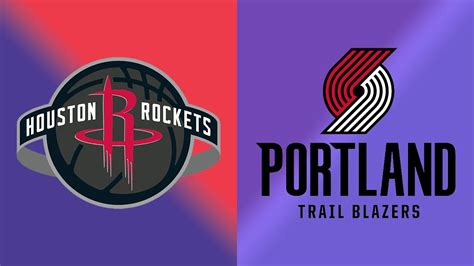 Houston Rockets Vs Portland Trail Blazers Youtube