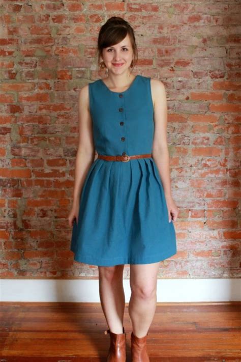 Blue Cynthia Rowley Dress By Four Square Walls Project Sewing