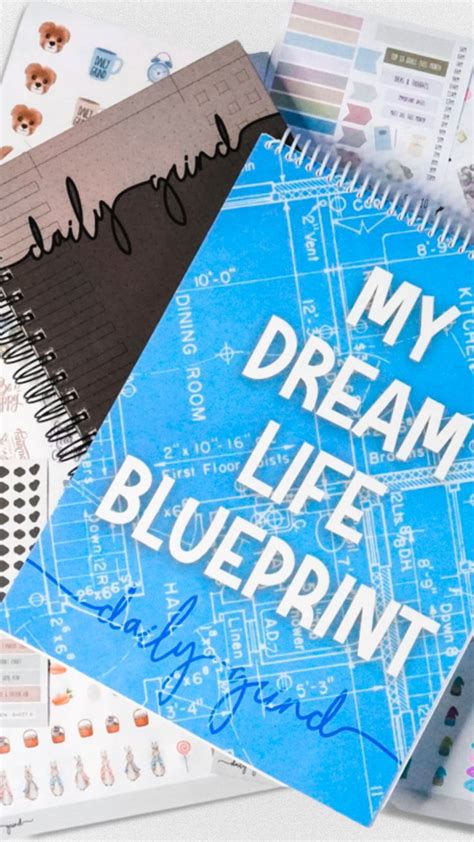 My Dream Life Blueprint By The Daily Grind Planner Most Effective