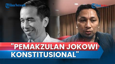 Pengamat Nilai Pemakzulan Presiden Jokowi Konstitusional Bisa Terjadi