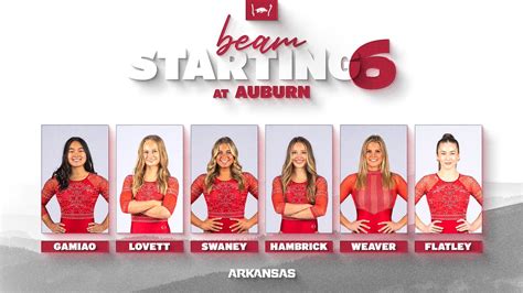 Arkansas Razorback Gymnastics On Twitter Tonight S Lineups From