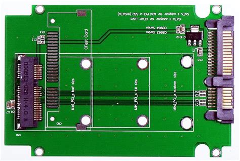 M-ware® Mini PCIe 52pin Msata SSD to Laptop SATA HDD Adapter #13120