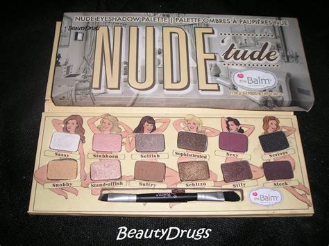 Beauty Drugs The Balm Nude Tude Eyeshadow Palette