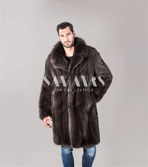 CANADIAN FISHER FUR JACKET WITH ENGLISH COLLAR - Samarasfurs.com