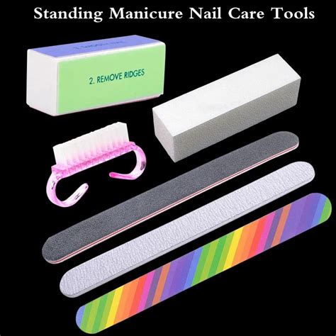 Professional Nail Art Pusher Black Quartz Head Scrubs Stone Cuticle