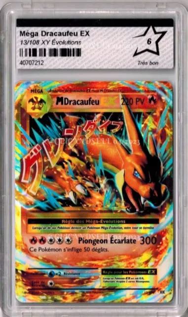 Carte Pok Mon Pca M Ga Dracaufeu Ex Xy Volutions Eur