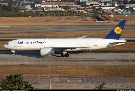 D ALFC Lufthansa Cargo Boeing 777 FBT Photo by Antônio Carlos Carvalho