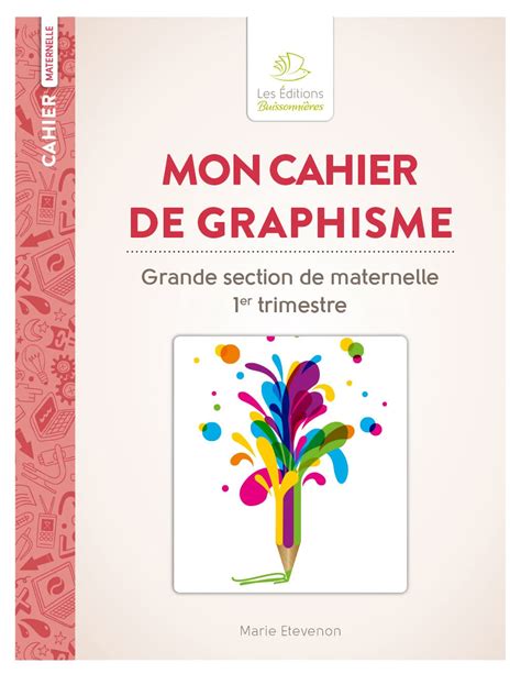 Amazon Fr Mon Cahier De Graphisme Grande Section De Maternelle