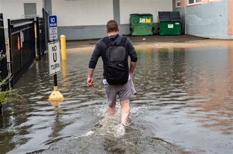 See Photos Of Flooding Aftermath From Henri Dumping 9 Inches Of Rain