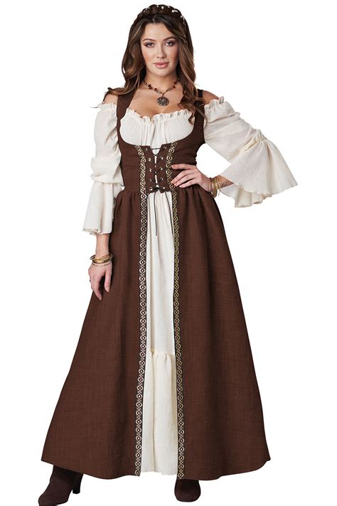 California Costume Medieval Overdress Adult Women Renaissance Halloween