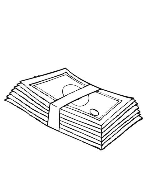 Desenhos De Dinheiro Para Colorir Tudodesenhos