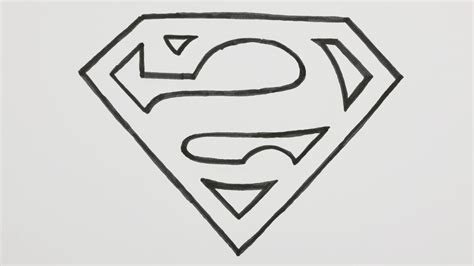 Superman Logo Sketch at PaintingValley.com | Explore collection of ...