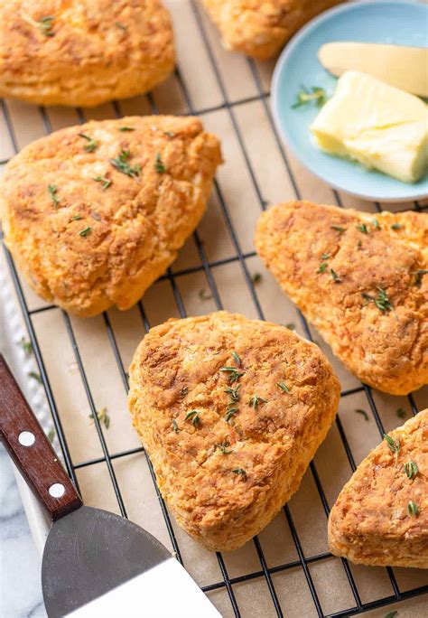 Gluten Free Cheese Scones A Saucy Kitchen