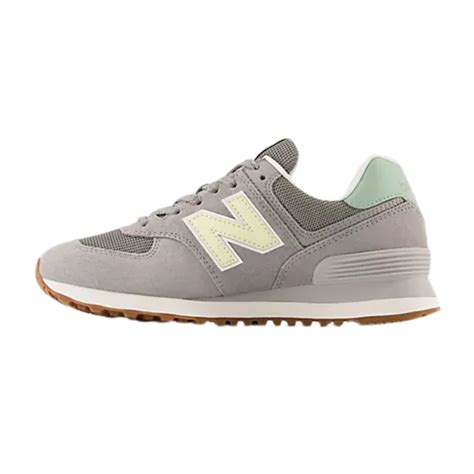 New Balance Ladies Trainers Wl574 Grey Greenes Shoes