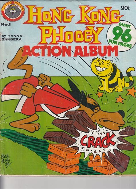 Hanna Barbera Hong Kong Phooey Action Album 1gd Vg Collectors Edge