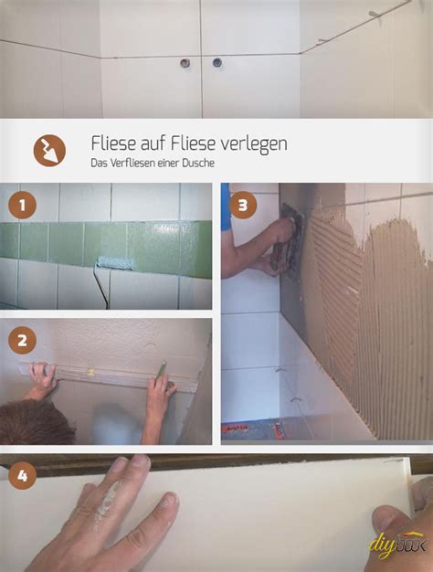 Fliese Auf Fliese Verlegen Das Verfliesen Einer Dusche Anleitung