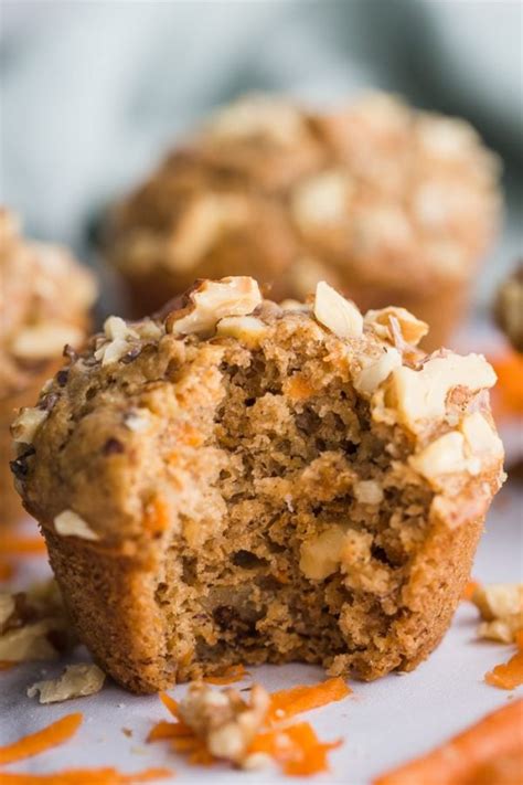 Healthy Carrot Cake Muffins Food With Feeling