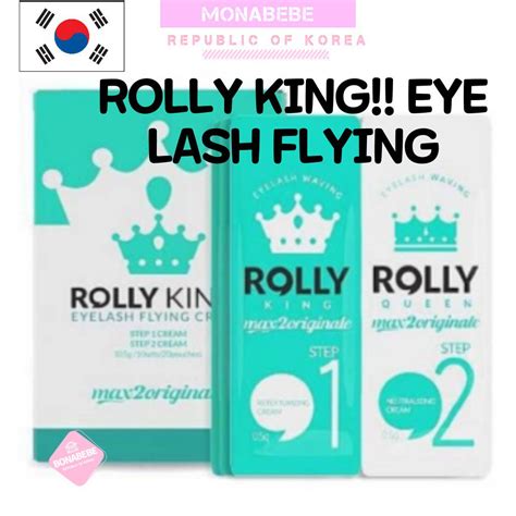 W4XR ROLLY KING KOREA EYELASH FLYING KIT LASH LIFT KIT CREAM REFILL