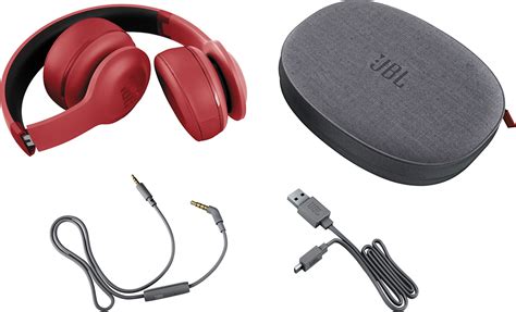 Best Buy Jbl Everest Wireless On Ear Headphones Red V Btred