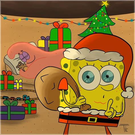 Spongebob Christmas By Torncookie On Deviantart Spongebob Christmas