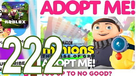 ROBLOX Gameplay Walkthrough Part 222 Adopt Me Minions Event IOS