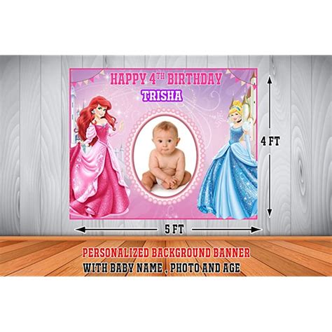 Buy WoW Party Studio Personalized Princess Theme Party Happy Birthday