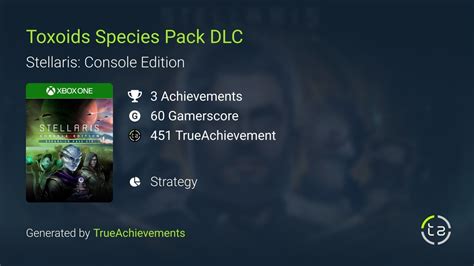 Toxoids Species Pack Achievements In Stellaris Console Edition