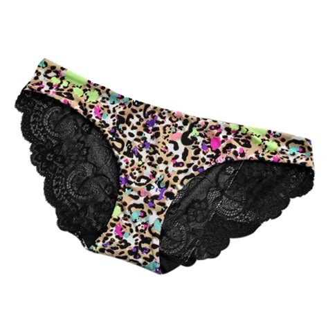 Women Fashion Nylon Lace Silk Seamless Underwear Female Breathable Sexy