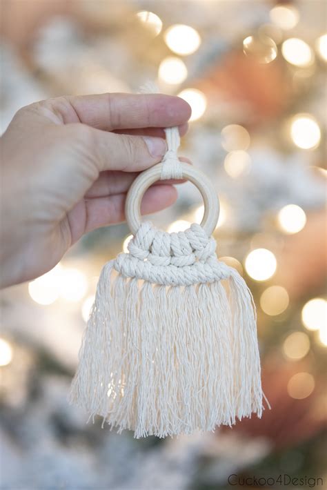 How To Make Christmas Ornaments With Macrame Yarn 6 Free Patterns