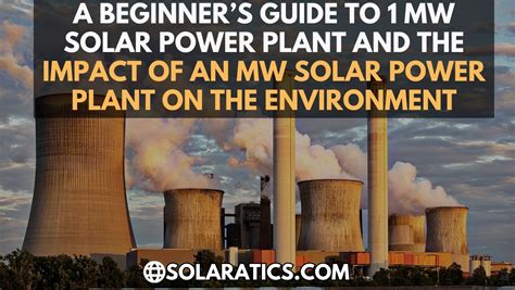 A Beginner S Guide To Mw Solar Power Plant