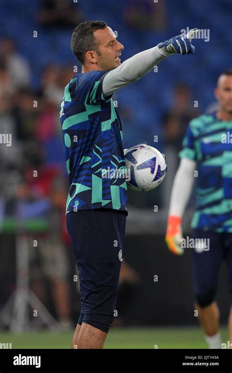 Rome Italy Th Aug Samir Handanovic Of Fc Internazionale