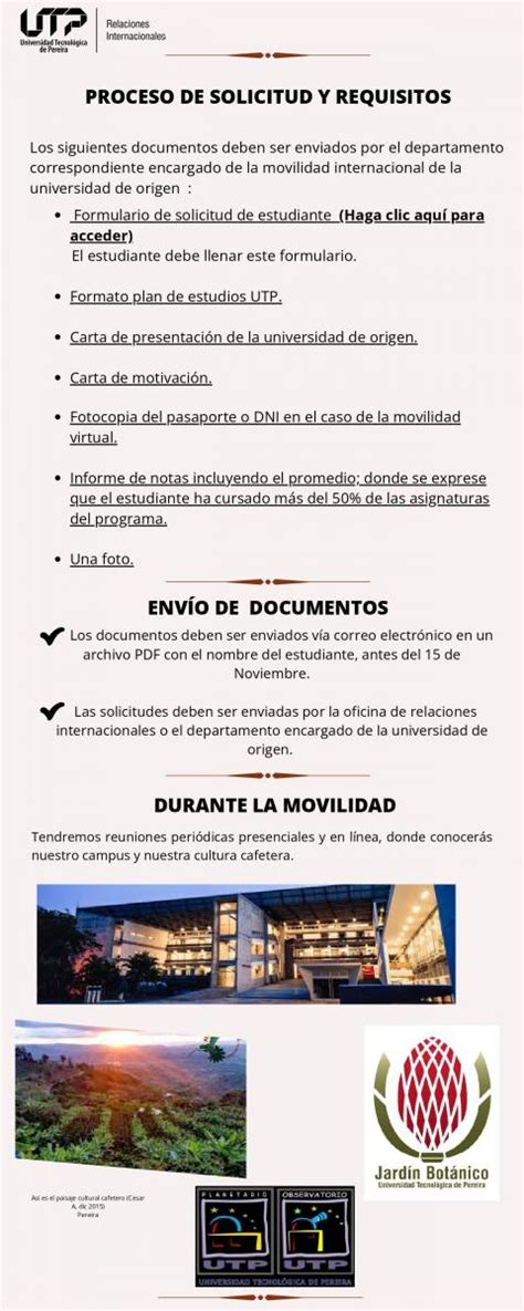 Convocatoria De Movilidad Estudiantil Oficina De Relaciones