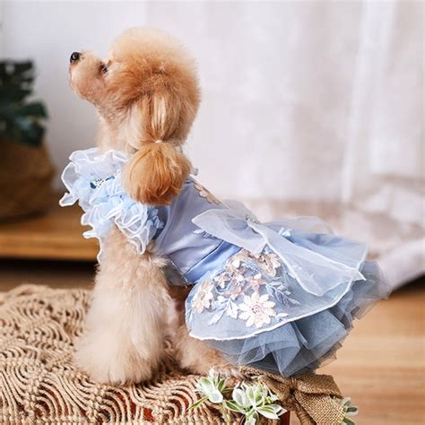 Dog Wedding Dress Bridesmaid Costume Birthday Holiday Fancy Etsy