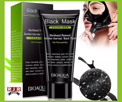 Bioaqua Blackhead Removal Original Bamboo Charcoal Black Mask