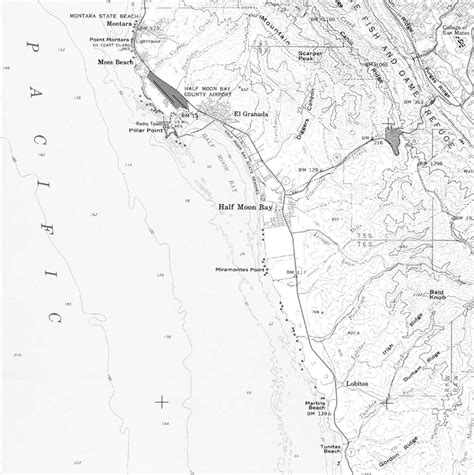 Map Visit Half Moon Bay