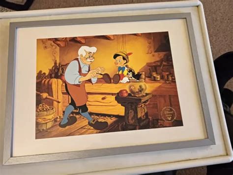 DISNEY PINOCCHIO EXCLUSIVE Commemorative Lithograph The Disney Store A3