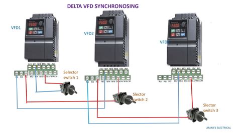 Delta Vfd Synchronisation With Selector Switch Deltavfdinterlock