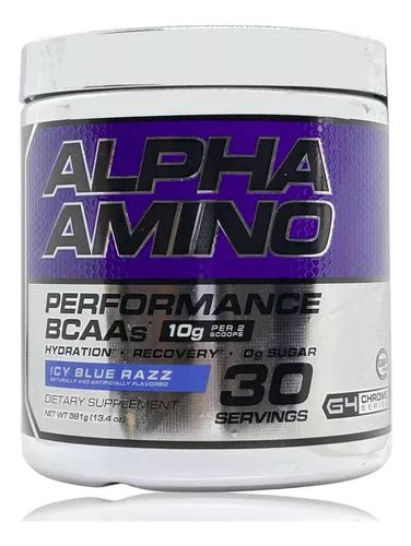 Suplemento En Polvo Cellucor Aminoácidos Bcaa S Alpha Amino Bcaa S Sabor Ice Blue Razz En Bote